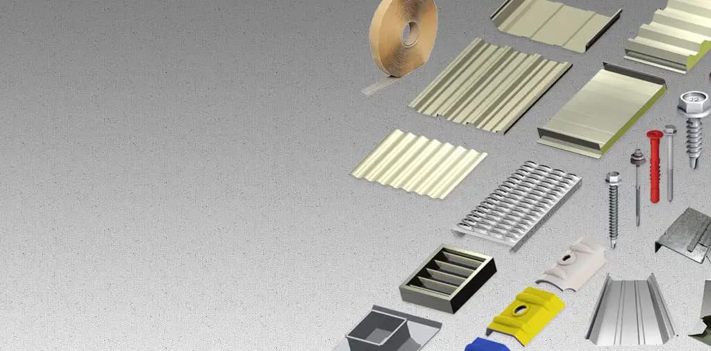 Accesorios metálicos para cubiertas industriales