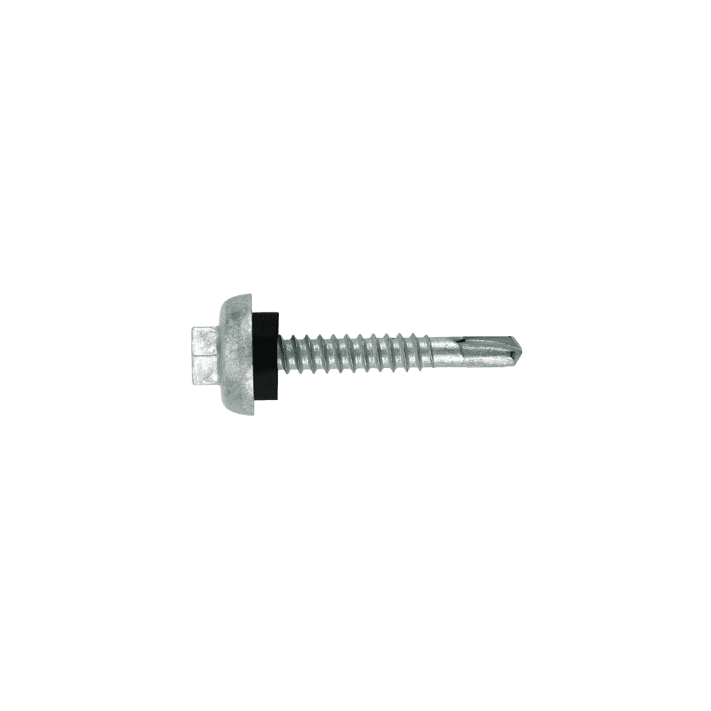 #12 ZAC SD3 Tornillo Autoperforante de Metal, Tapa de Aleación de Zinc HWH (3/8")